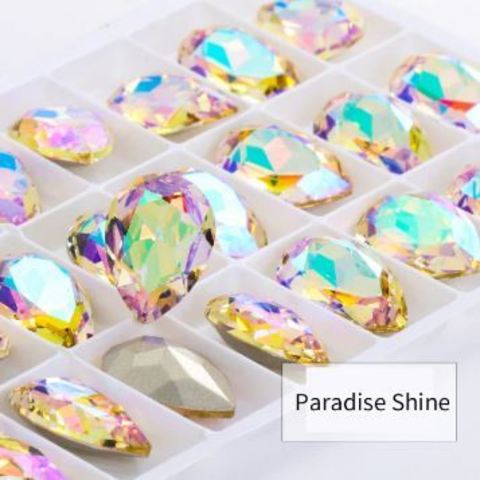 Кристалл премиум, цвет Paradise Shine, размер 10х14 мм