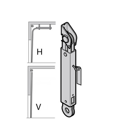 Устройство защиты от подваживания ворот, тип H, V для ворот Херманн