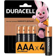 Батарейки DURACELL BASIC ААA/LR03-4BL