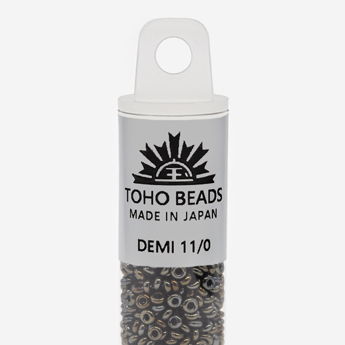 Японский бисер TOHO Demi 11/0 (№83), металлизированный, непрозрачный глянцевый
