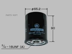 Фильтр  масляный  VIC  Double Core  DC-03 (C-218)