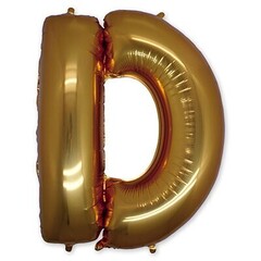 Буква "D" (золото)