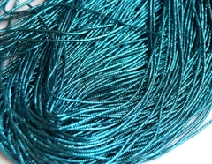 Канитель фигурная Трунцал 4-гранный 1,5мм бирюза (№634)