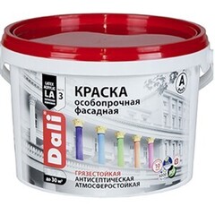 КРАСКА "DALI" ФАСАДНАЯ ОСОБОПРОЧНАЯ БАЗА А 2.5Л "рогнеда"