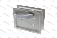 Устройство запирающее (замок) дверей шахты правое исполнение, цвет RAL 7032, без тяг 0505П.06.50.550-01