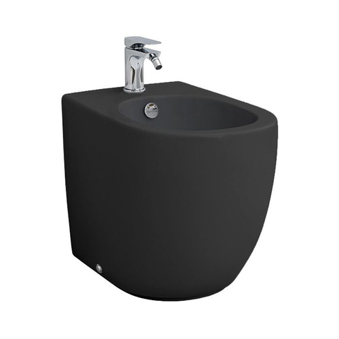 ArtCeram FLB002 17 30 ArtCeram FILE 2.0 Биде напольное 53х37хh42см, 1 отв под смеситель, цвет: черный матовый