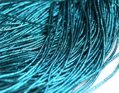 Канитель фигурная Трунцал 4-гранный 1,5мм бирюза (№634)