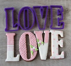Формы набор «LOVE» 4 шт (11см)
