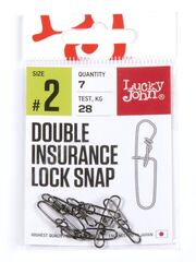 Застежки LJ Pro Series DOUBLE INSURANCE INSIDE LOCK SNAP №002, 28кг, 7шт