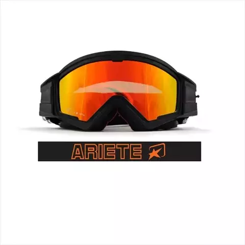 Кроссовые очки (маска) MUDMAX - BLACK / RED LENS