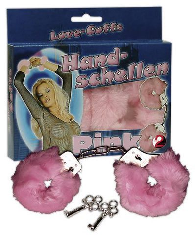 Розовые меховые наручники Love Cuffs Rose - Orion You2Toys 05254210000