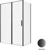 Allen Brau Priority 3.31036.BBA + 3.31042.BBA Душевой уголок, 140x80, цвет: чёрный