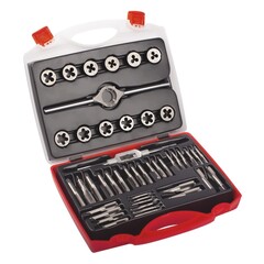 Набор метчиков и плашек MF3 -MF12 115CrV3 46пр Bucovice(CzTool) 310121