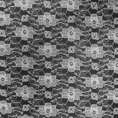 Кружево Гипюр, 150 см, белый