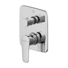 Смеситель (внешняя часть) Bravat Source PB8173218CP-2-ENG встраиваемый для душа, хром