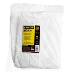 STAYER р. 50-52, защитный комбинезон из спанбонда 40гр/м2 (11603-50)