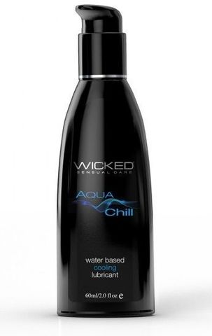 Охлаждающий лубрикант на водной основе Wicked AQUA CHILL - 60 мл. - Wicked 90226