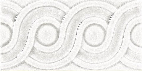 Adex Modernista Relieve Clasico C/C Blanco 7.5x15
