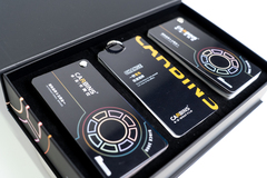 Веер образцов виниловой цветной пленки Carbins