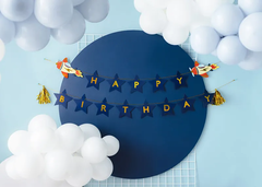 Гирлянда Happy Birthday "Самолеты" 2,5 м