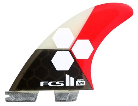 Плавники FCS II AM PC Medium Flame Tri Retail Fins, компл. из трех, M