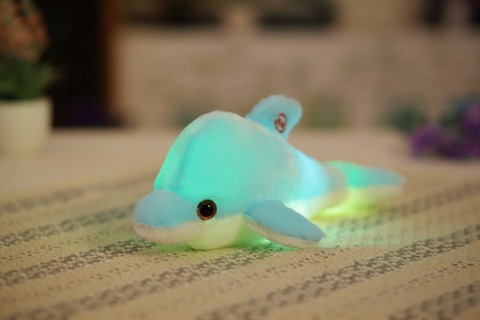 Дельфин мягкая игрушка светодиодный ночник