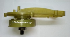 Держатель мотора со шкивом для MAKITA ELM 3320/4620