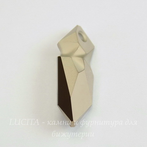 6913 Подвеска Сваровски Kaputt Crystal Metallic Light gold (28 мм)