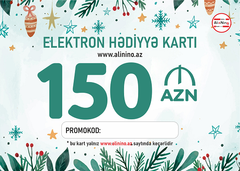 Elektron hədiyyə kartı Yeni İl 150AZN