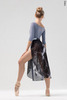 Wrap skirt with elastic waist | asphalt_strokes
