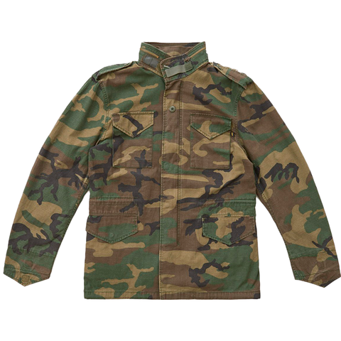 Куртка Alpha Industries M-65 Defender Woodland Camo (Камуфляжный)