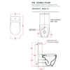 ArtCeram FLV003 01 00 FILE 2.0 Унитаз моноблок, слив универсальный 37х67 см, с креплениями, цвет белый.(ВРЕМЕННО НЕ ПРОИЗВОДИТСЯ)