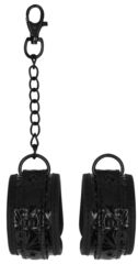 Черные поножи Luxury Ankle Cuffs - 