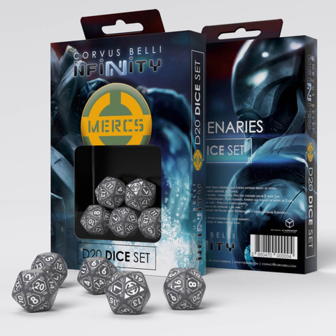 Mercenaries D20 Dice Set