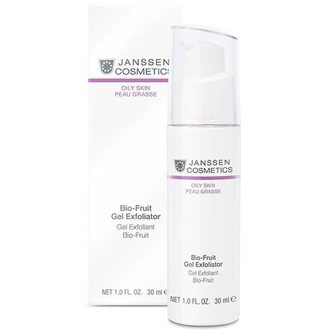 Janssen Oily Skin: Биокомплекс-гель для жирной кожи лица с фруктовыми кислотами (Bio-Fruit Gel Exfoliator)