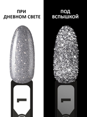 Гель-лак светоотражающий (Gel polish FLASH) #01, 8 ml