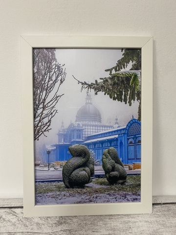 Фотография для интерьера "Зимний Железноводск, Пушкинская галерея"