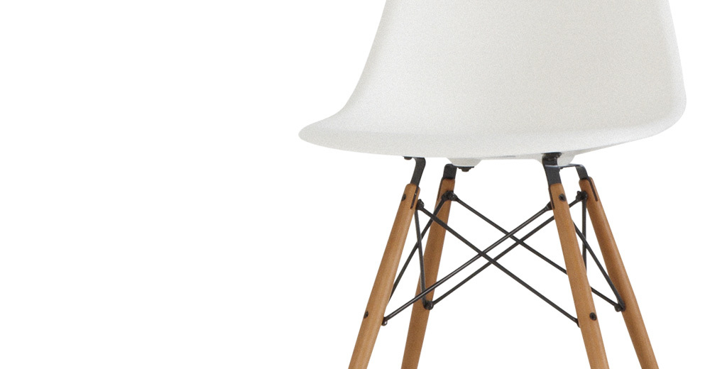 Стул eames dsw style белый