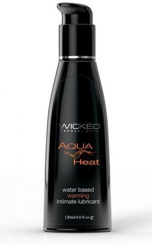 Согревающий лубрикант на водной основе Wicked AQUA HEAT - 120 мл. - Wicked 90225