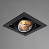 Встраиваемый светильник Arte Lamp Cardani grande A5935PL-1BK