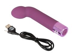 Фиолетовый G-стимулятор с вибрацией G-Spot Vibe - 16 см. - 