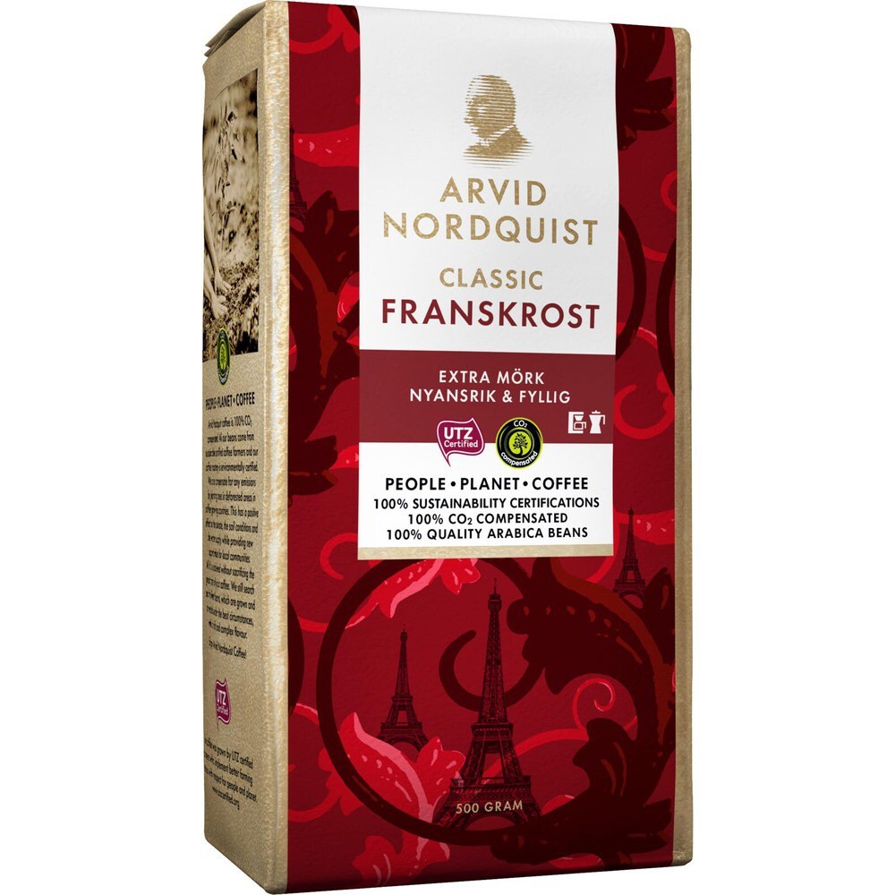 Заварной кофе Arvid Nordquist Classic 500G Franskrost Kahvi – купить за 1  286 ₽ с доставкой из Финляндии