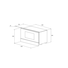 Микроволновая печь Kuppersberg HMW 393 W - схема