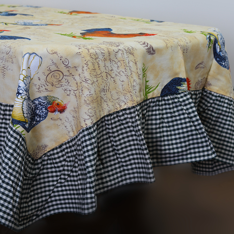 Скатерть 180x280 Old Florence Gallo зелёная