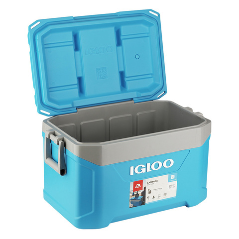 Изотермический контейнер (термобокс) Igloo Latitude 50 Cyan (47 л.), голубой