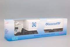 KAMAZ-54115 semitrailer with tarpaulin Sovtransavto metal spoiler Elecon 1:43