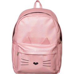 Рюкзак №1School Kitty экокожа розовый
