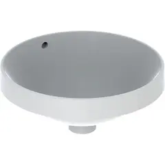 Geberit VariForm Раковина встраиваемая в столешницу круглой формы, D=40 см, без отв. под смеситель, с отв. перелива фото