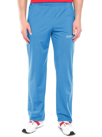 4176-2 спортивные брюки мужские, голубые