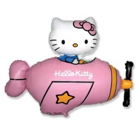 FM Фигура гр.4 И-339 Hello Kitty в самолёте 77см X 92см